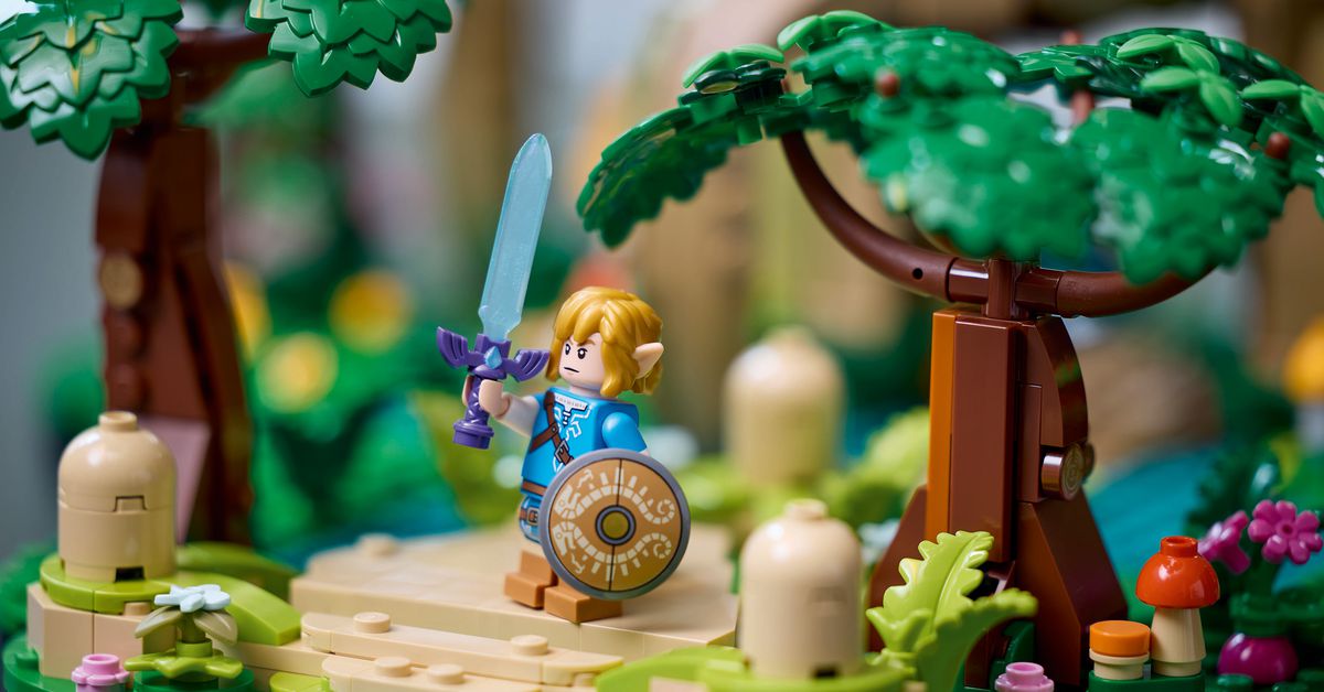 Nintendo och Lego avslöjar $300 Great Deku Tree-set