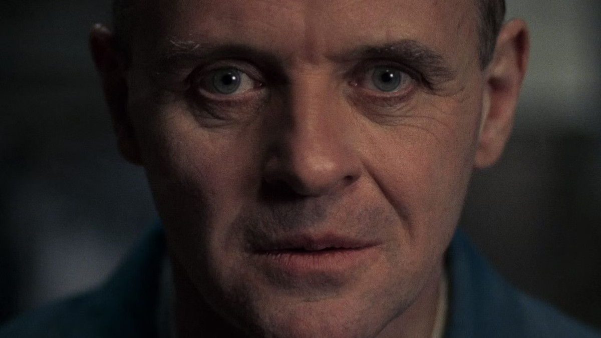 En närbild av Anthony Hopkins från The Silence of the Lambs