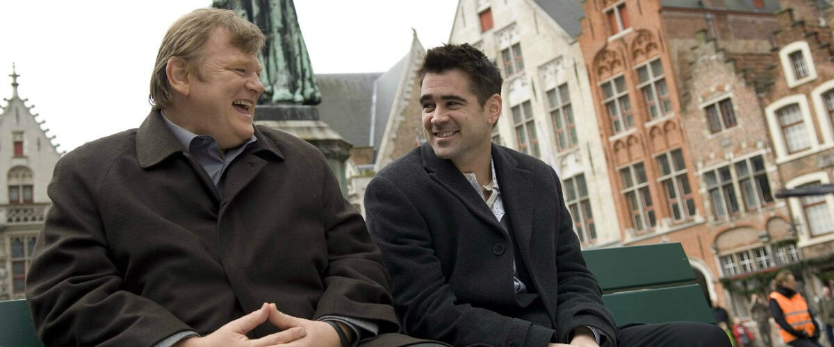 En bild av Colin Farrell och Brendan Gleeson från In Bruges