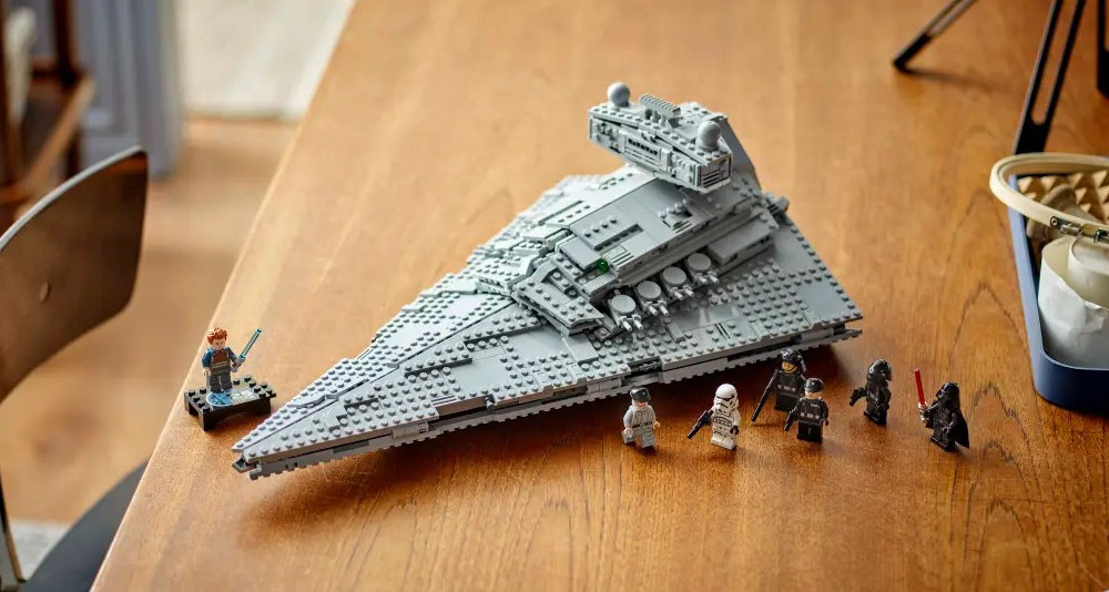 En bild på Lego Star Destroyer