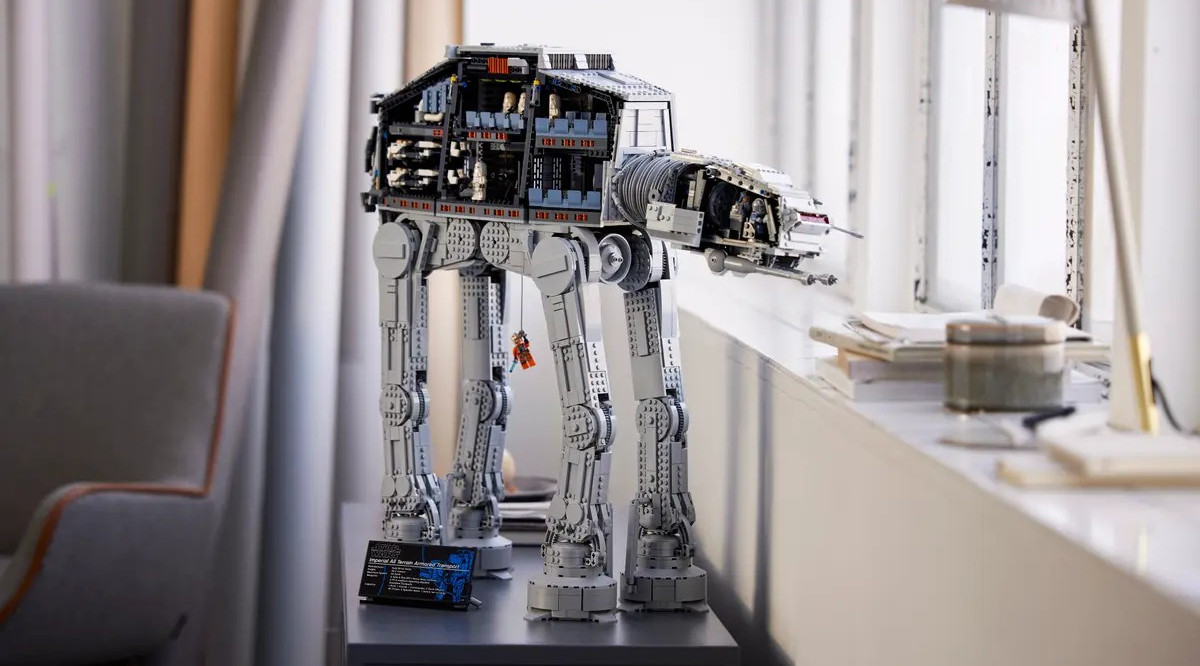 En bild på Lego AT-AT