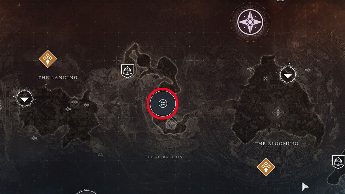 Paranormal Activity The Refraction map location in Destiny 2