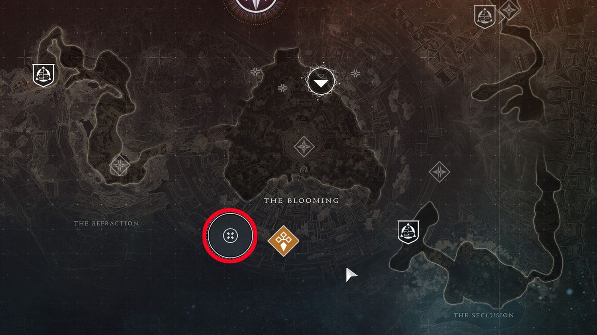 Paranormal Activity The Blooming Deep map location in Destiny 2