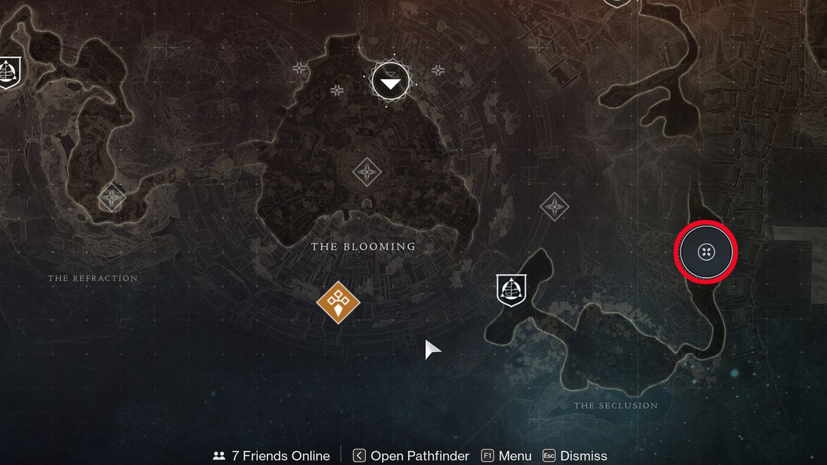 Paranormal Activity The Seclusion map location in Destiny 2