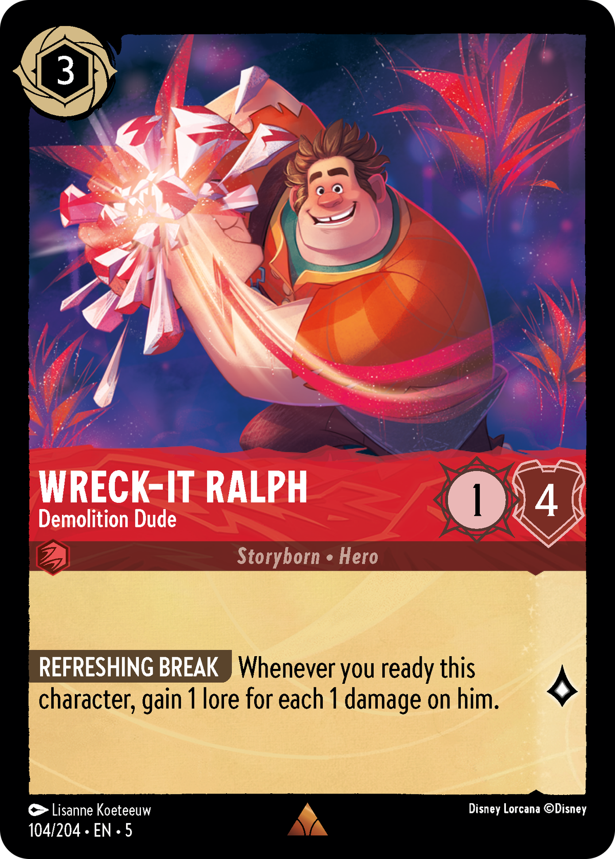 Wreck-it Ralph rivningskort