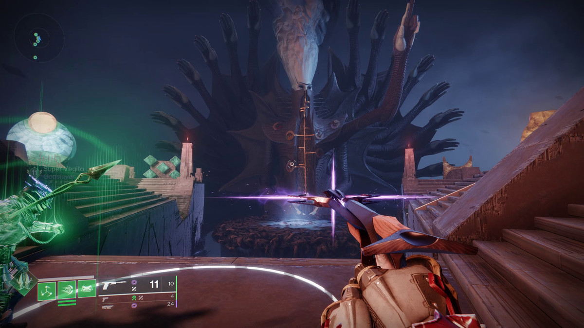 A Guardian faces down The Witness in Destiny 2’s Salvation Edge raid