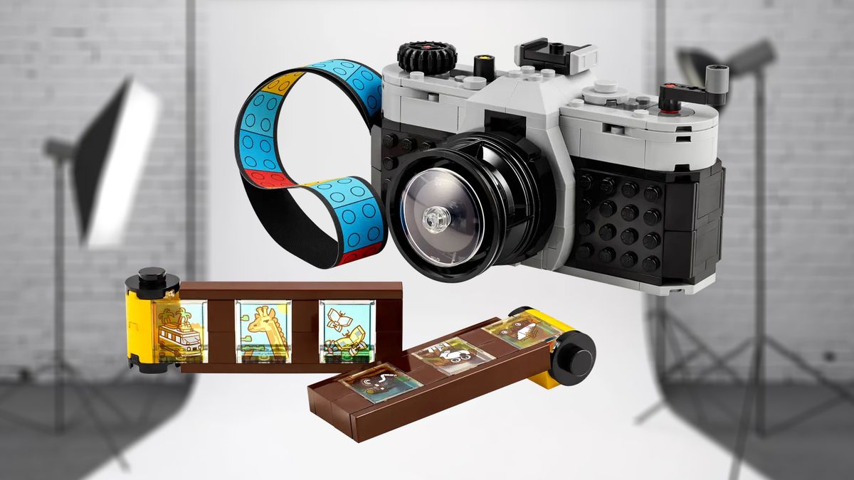 A stock image of the Lego Retro Camera