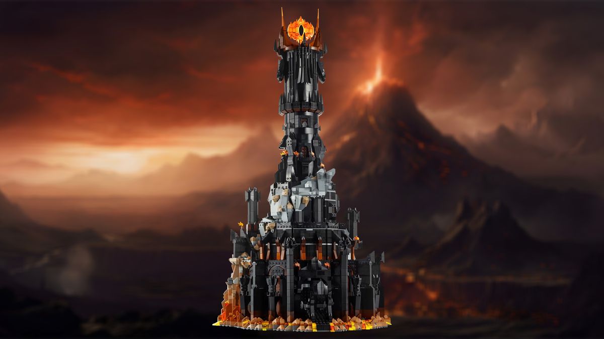 A stock image of the Lego The Lord of the Rings: Barad-dûr set 