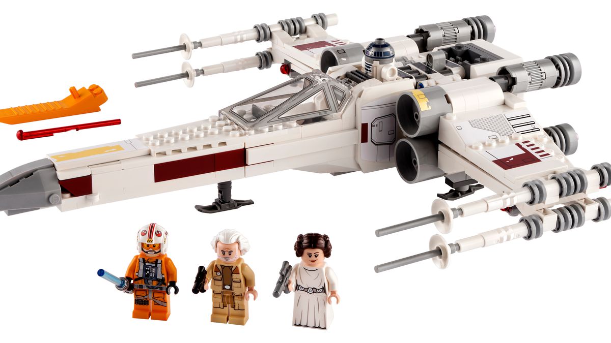 Luke Skywalkers X-Wing Fighter i LEGO-form