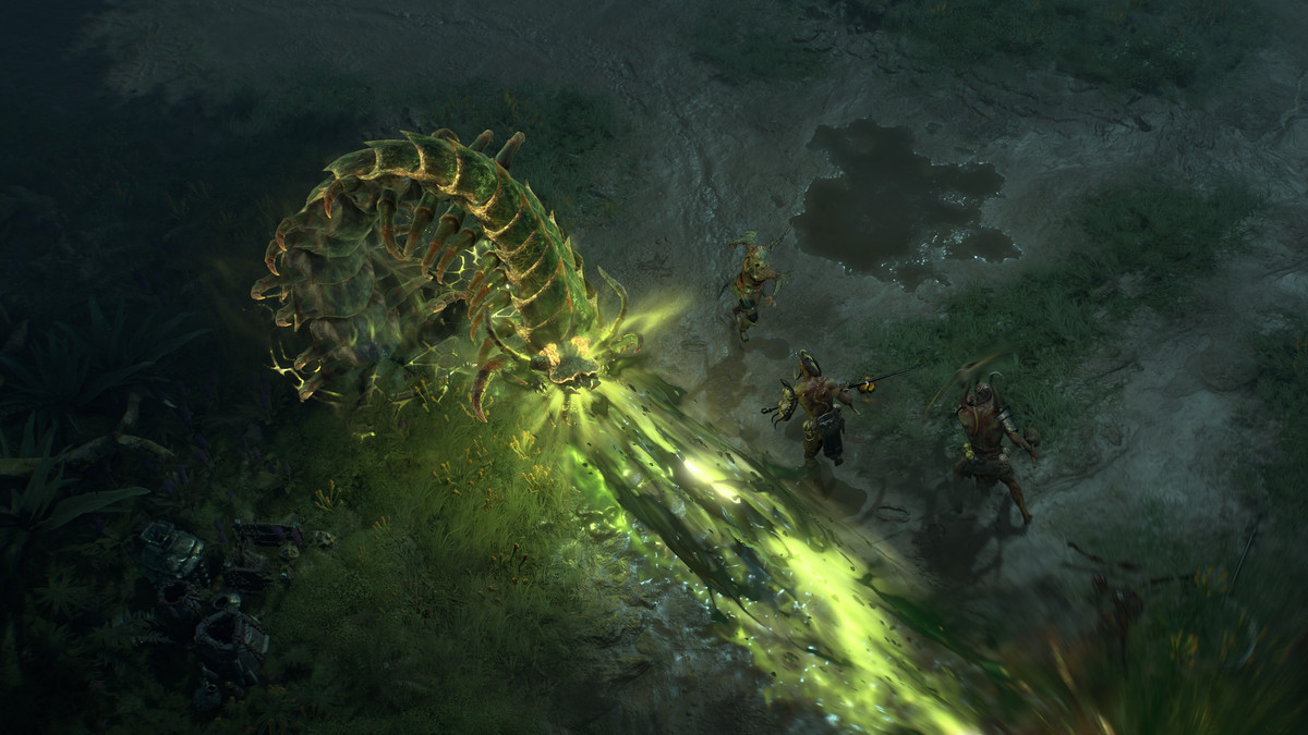 The Spiritborn kallar fram en tusenfoting i Diablo 4